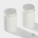 Porcelain set for spices on the Bellatenero bamboo stand, 3 objects: Solonka 90 ml, pistor 90 ml, stand, white color