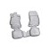 Rugs in the Subaru Outback 01/2010-2014 salon, 4 pcs. (polyurethane)