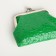 Women's wallet on the farmar, green color