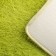 Bathroom rug rectangular “fluffy”, 50 × 80 cm, green color