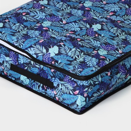 Cofr for storing things "Tropics", 80 × 45 × 15 cm, blue color-2
