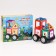 Magnetic designer "Blue Tractor", 39 parts