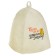 A hat for a bath with embroidery "body is clean, young is young", the first variety