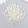 Beads for creativity plastic "Pearls" (set of 100 pcs) 0.6x0.6 cm