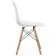 Plastic stool Eames PC-015 Array Book/Metal/Plastic, Natural/White 46x49x83 cm