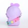 Bag's bag with lightning, lilac color