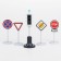 Set "Traffic Signs with Road Signs"