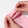 Moisturizing socks, with gel inserts, one size, pale pink color