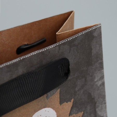 Package Gift Craft Vertical, packaging, “Happy Defender of the Fatherland Day!”, 12 x 15 x 5.5 cm-3