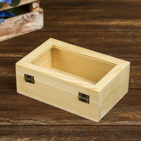 Browner for painting wood with glass "rectangular" 5.5x15x10 cm-2