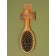 Massage comb comb 24*8cm bamboo/rubber Chern suspension/package QF