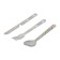 A set of cutting devices Boyscout, fork, spoon, knife, in a case, 16 cm