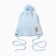 Children's hat minku, rr 35-40, blue color