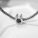 Talisman "horseshoe" miniature, silver color