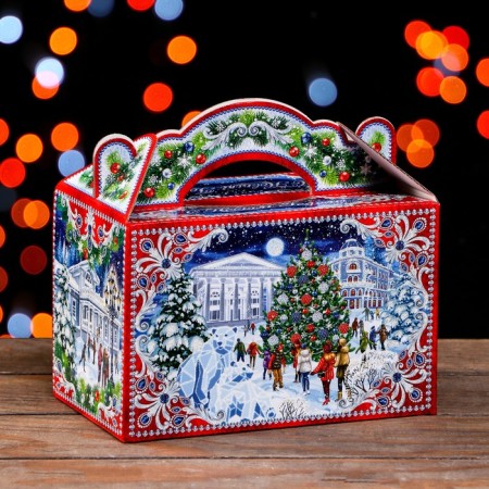 Gift box "on the rink" 20 x 12 x 19 cm-1