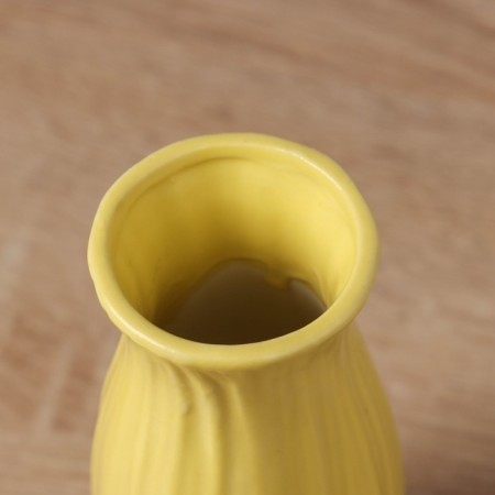 VAZA Ceramics Table "Francis" waist, 12.5x5 cm, yellow-1