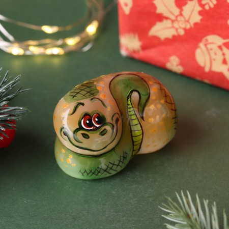 New Year. Souvenir "Snake Zhik", Selenite