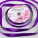 Satin tape, 20 mm × 91 ± 1 m, purple color No. 34
