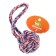 Cable toy "Ball with a loop", up to 65 gr, mix of flowers