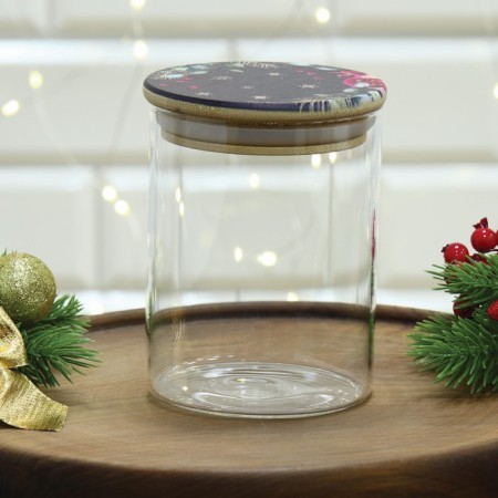 Bank for storage "Winter Stories", 450 ml-2