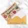An envelope for money with a wooden element "Congratulations!", Girlands, 16.5 x 8 cm