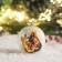 New Year's ball "Christmas" 8 cm