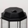 Aquarium "octagonal" with a lid, 24 liters, 25 x 25 x 46/50 cm, black