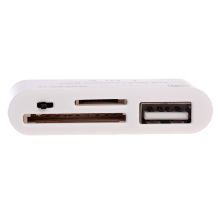 Cartridder -otg Luazon LNCR-100, MicroUSB adapter, USB, Microsd, SD, white-3