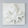 Gypsum figure ornament: maple leaf, 27 x 27 x 6 cm