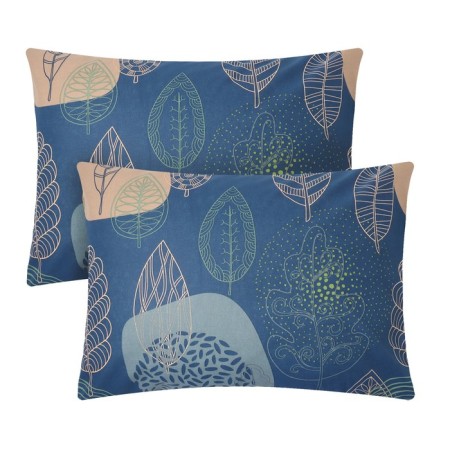 Set of pillowcases "Ethel" Leaves (type 2) 50x70 cm - 2 pcs, 100% cotton, pylon