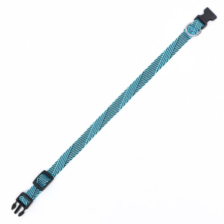 Collar "Kubel", Osh up to 37 cm, width 1.5 cm, blue-5