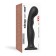 Fallomitator Strap-on-Me Dildo Plug P&G Black XXL, 20 cm