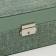 Casket to the leatherette for jewelry "Green" combined 23x17.2x9 cm