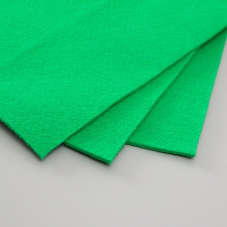 A set of soft felt "Astra" (3 pcs) green, 3 mm, 400 gr. 20x30 cm-2