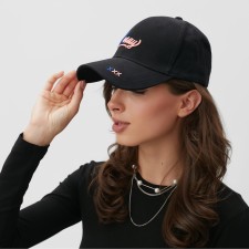 Women's cap minku, black color, rr 58