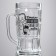 Glass beer mug "For an elegant beer -beer", 500 ml