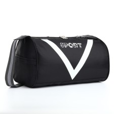 Sports bag, lightning department, side grid, long belt, black color