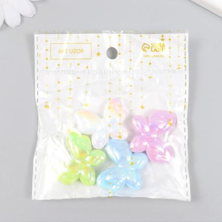 Busina Plastic for the creativity "Butterfly. Palamotra" MIX 3.5 cm-2