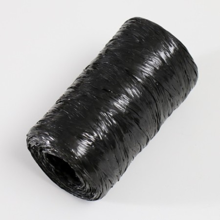 Gingerbread for manual knitting 100% polypropylene 200m/50g. (11-black)-1