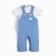 Set: T-shirt and overalls crumb I am Basic Line, height 86-92 cm, blue