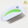 A comb small with a non-slip pen, 8 x 6 cm, white-green
