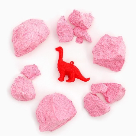 The bathtub "Dragon Egg" pink, with a toy, 140 g-4