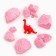 The bathtub "Dragon Egg" pink, with a toy, 140 g