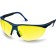 Glasses protective bison 110321_z02, chemical -resistant, open type, yellow