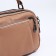 Cross-Bodi Bag on a zipper, beige color