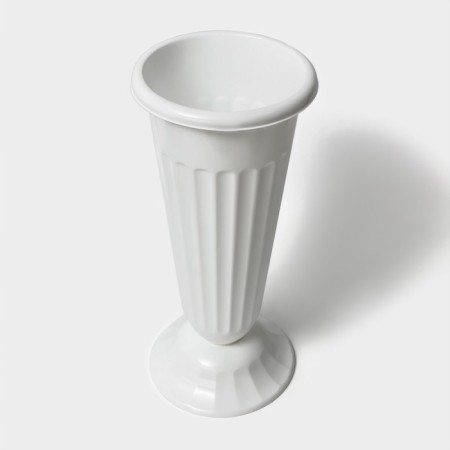Vase for cutting, 5 l, white color-3