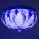 Svetogor chandelier "Dinzhou" 4x60W E27 LED lighting chrome 40x40cm