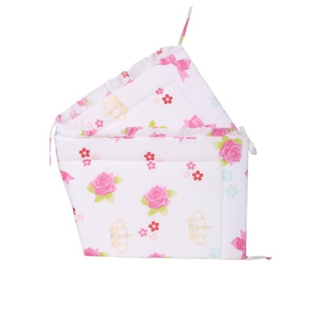 A set of sides in a crib with a canopy cane-2