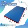 Mat, 200x100x10 cm, blue/red color