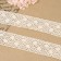 Knitted lace, 50 mm × 10 ± 1 m, beige color